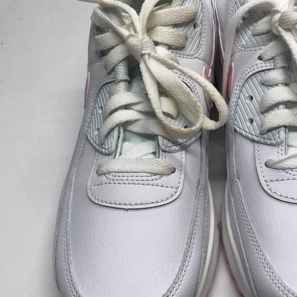 Nike Air Max 90 LTR (GS) Pink/White CD6864-121 USED Tried On Size 5.5Y No Box - Picture 6 of 14